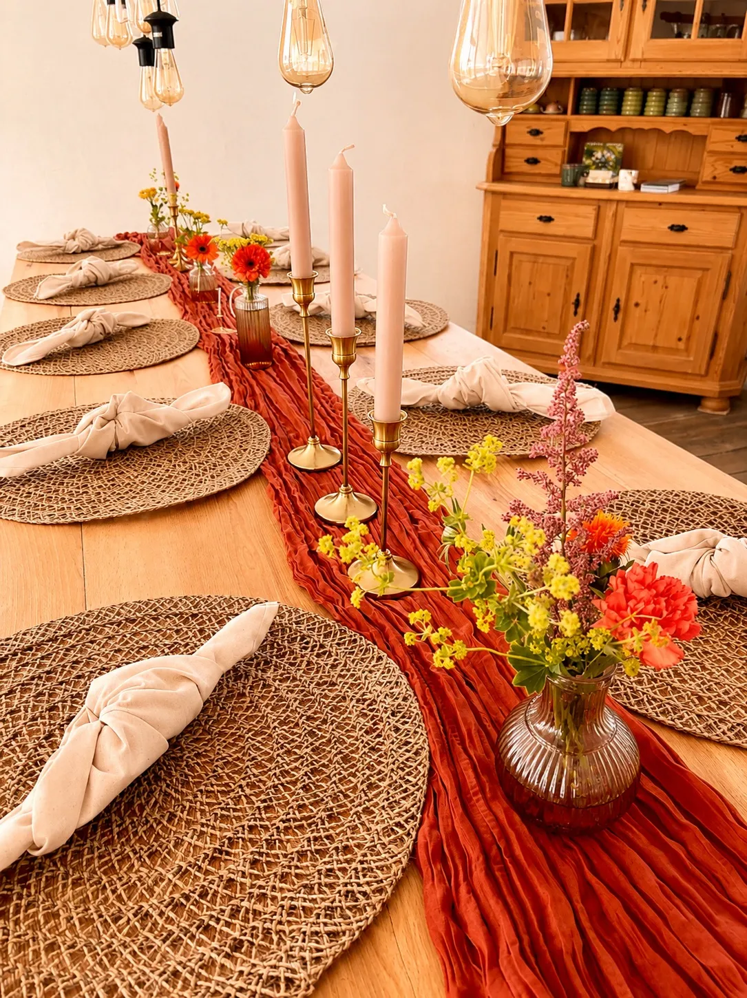 Herbstzauber Tischdekoration